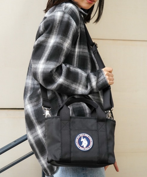 U.S. POLO ASSN.（ユーエスポロアッスン） トートバッグ 小さめ ミニ