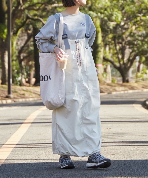 「grandcanyon」 サロペットスカート ONE SIZE アイボリー レディース_画像4