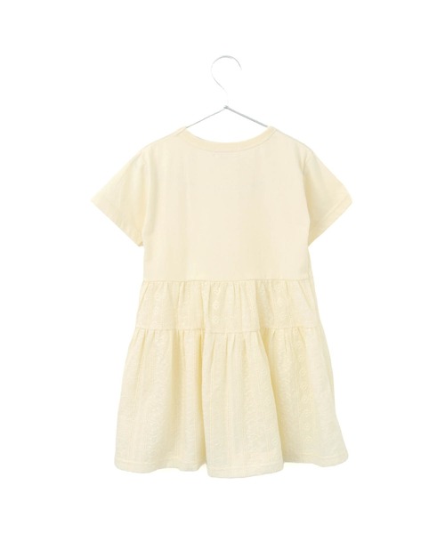 「MAKE YOUR DAY」 「KIDS」半袖ワンピース 150 カーキ キッズ_画像4