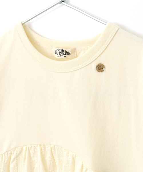 「MAKE YOUR DAY」 「KIDS」半袖ワンピース 150 カーキ キッズ_画像5