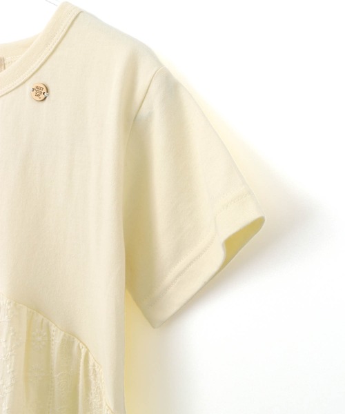 「MAKE YOUR DAY」 「KIDS」半袖ワンピース 150 カーキ キッズ_画像7