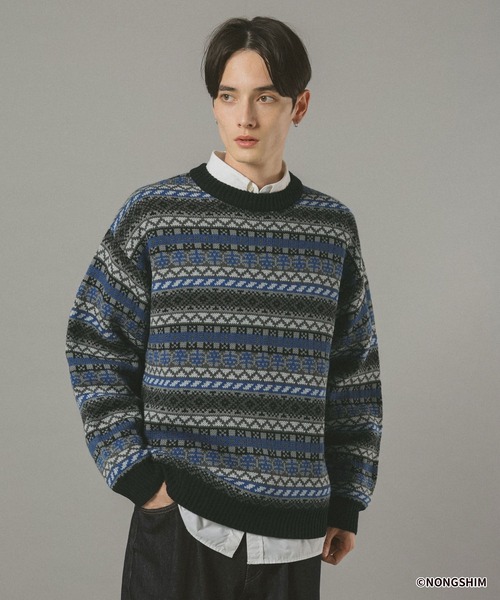 RAGEBLUE（レイジブルー） セーター ニット 「辛ラーメン」コラボ