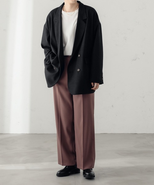 「epnok」 スラックス MEDIUM アイボリー メンズ_画像3