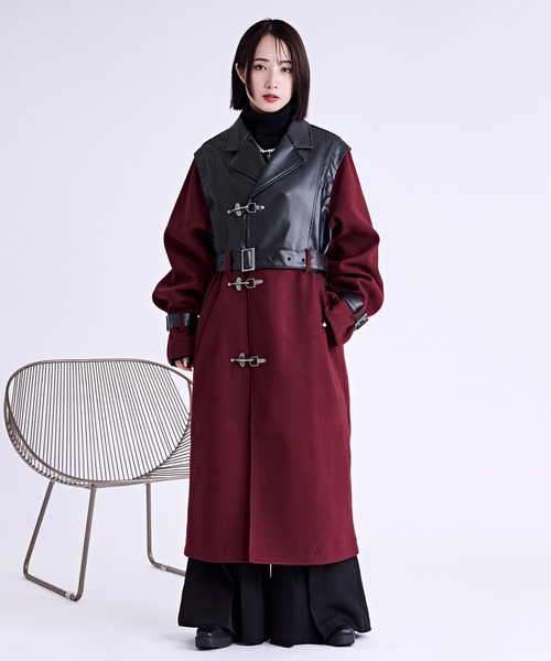 Ellno de Mavie（エルノデメヴィ） トレンチコート コート ファイヤー