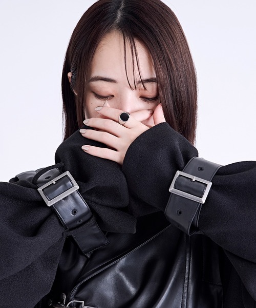 トレンチコート コート ファイヤーフックキリカエロングコート/UNISEX メンズ レディース_15