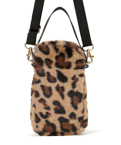 FELIER レオパード　スマホショルダー　ポーチ LeSportsac（レスポートサック） ショルダーバッグ バッグ FUR MINI