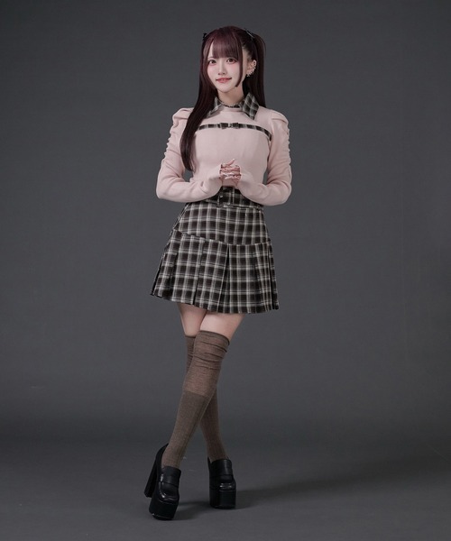 Pal elfy スカート ベルト付き裾プリーツスカート : ZOZOTOWN Yahoo!店