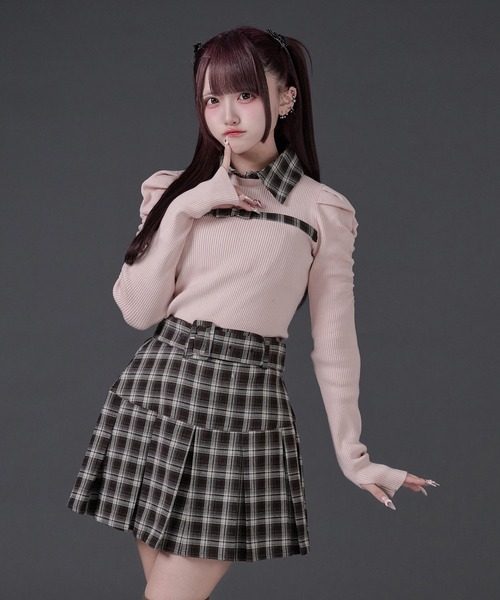 Pal elfy スカート ベルト付き裾プリーツスカート : ZOZOTOWN Yahoo!店