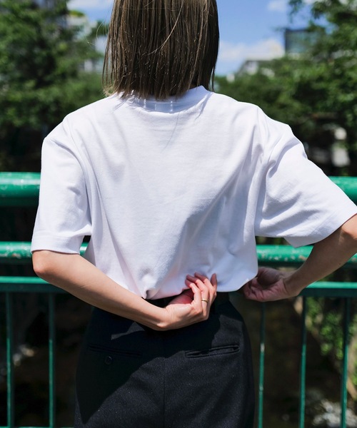 「THRASHER」 半袖Tシャツ X-LARGE ホワイト×ブラック メンズ_画像7