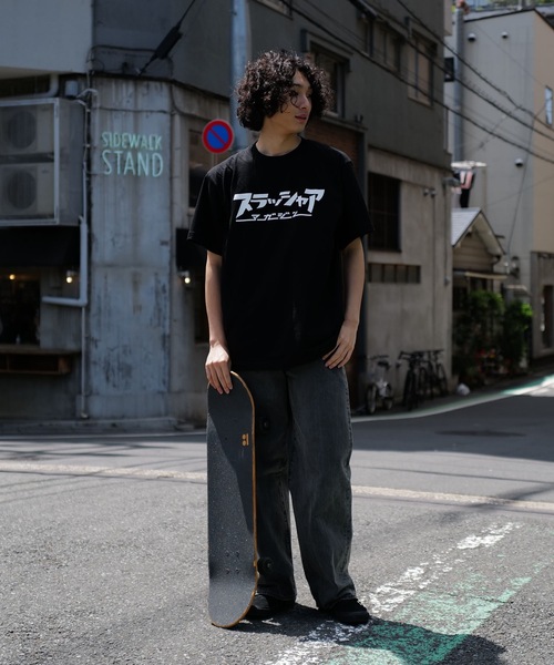 「THRASHER」 半袖Tシャツ X-LARGE ホワイト×ブラック メンズ_画像9