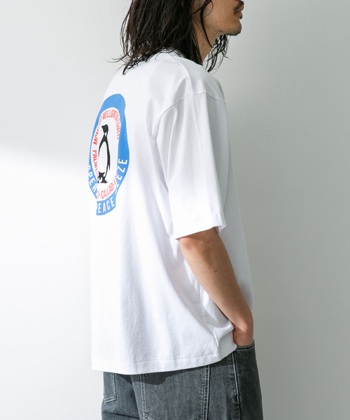 「ARMY TWILL」 半袖Tシャツ MEDIUM ブルー メンズ_画像3