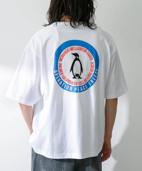 「ARMY TWILL」 半袖Tシャツ MEDIUM ブルー メンズ_画像4