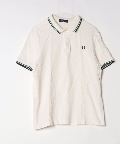 FRED PERRY（フレッドペリー） 半袖ポロシャツ X-LARGE ホワイト