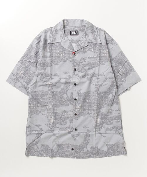 DIESEL（ディーゼル） 半袖シャツ 46 グレー メンズ : ZOZOTOWN Yahoo 