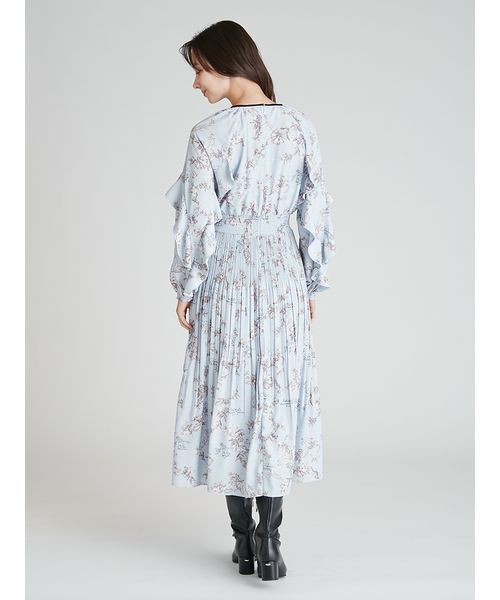 CELFORD（セルフォード） ワンピース ボタニカルレタープリント