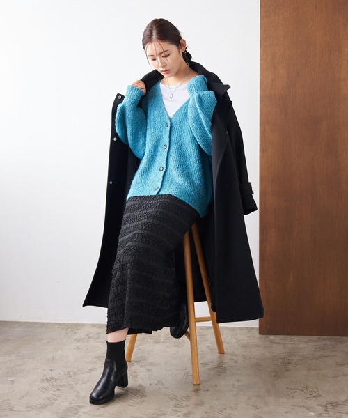 「mysty woman」 チェスターコート SMALL アイボリー レディース_画像8