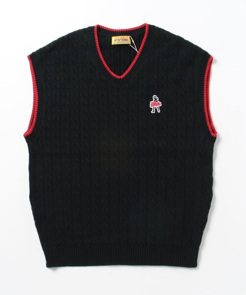HYSTERIC GLAMOUR ニットベスト HYSTERIC GLAMOUR（ヒステリックグラマー） ニットベスト FREE