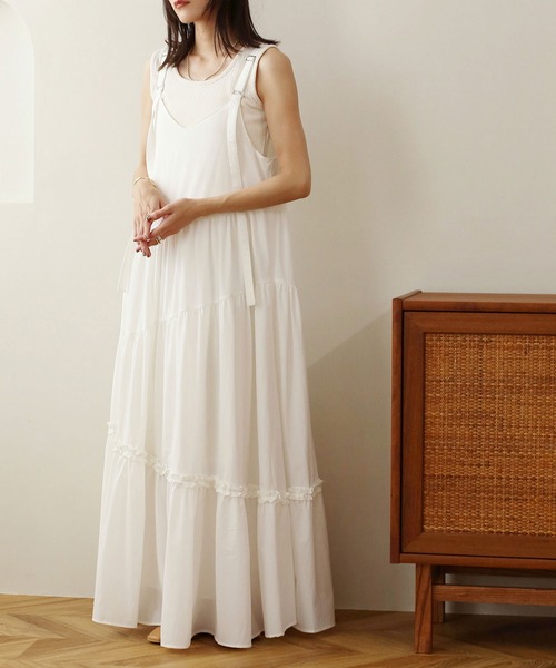 「NOAHL」 キャミソールワンピース M ブラック レディース_画像8