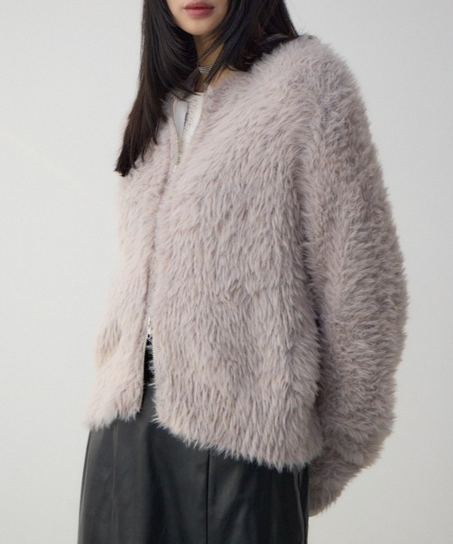 AZUL BY MOUSSY（アズールバイマウジー） カーディガン Wジップ 