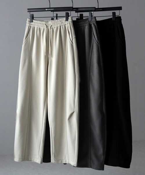 「me+em select」 イージーパンツ MEDIUM ブラック レディース_画像9
