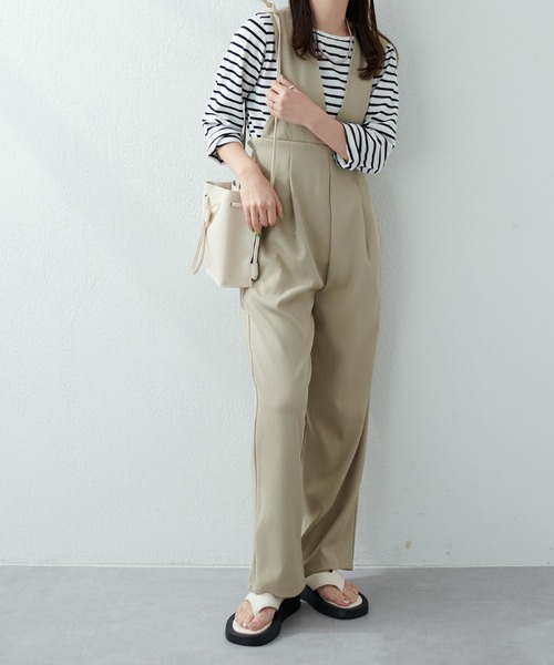 natural couture 「natural couture」 オーバーオール MEDIUM ブラック