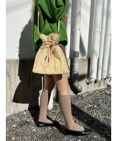 「WC」 ショルダーバッグ FREE カーキ レディース_画像4