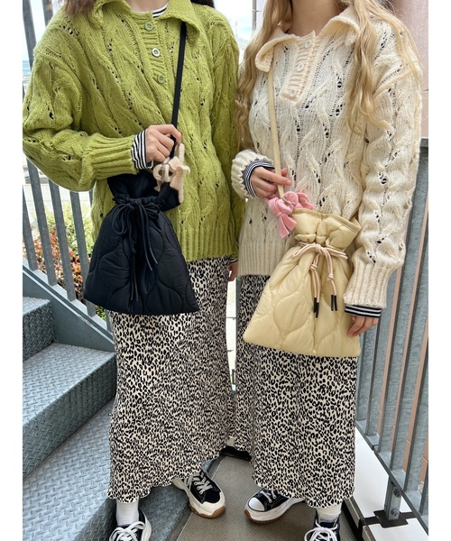 「WC」 ショルダーバッグ FREE カーキ レディース_画像7