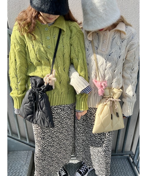 「WC」 ショルダーバッグ FREE カーキ レディース_画像9