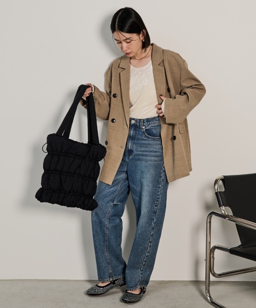 「Shelly island」 デニムパンツ M ブルー レディース_画像5