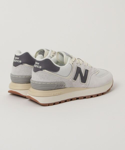 「New Balance」 シューズ 23.5cm サンドベージュ メンズ_画像2