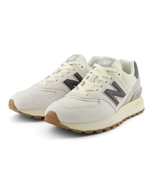 「New Balance」 シューズ 23.5cm サンドベージュ メンズ_画像4