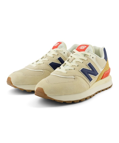 「New Balance」 シューズ 23.5cm サンドベージュ メンズ_画像5