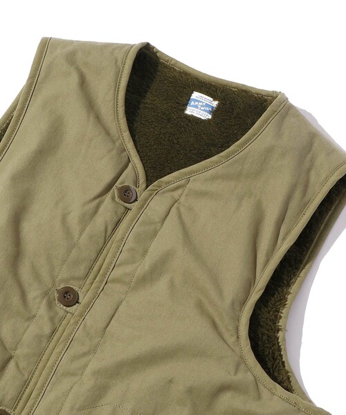 「ARMY TWILL」 ベスト MEDIUM ブラック メンズ_画像4