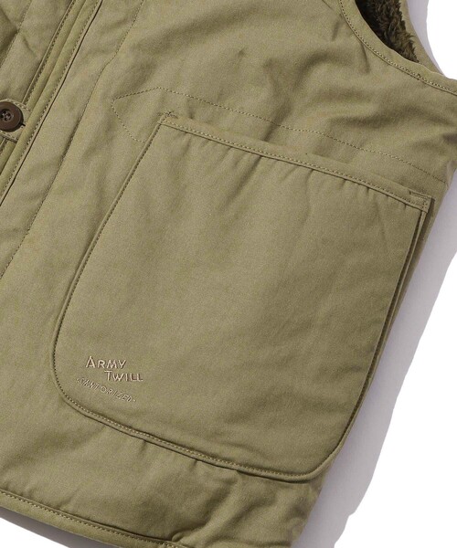 「ARMY TWILL」 ベスト MEDIUM ブラック メンズ_画像5