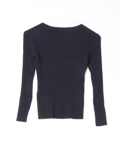 「REDYAZEL」 長袖ニット FREE ネイビー レディース_画像2