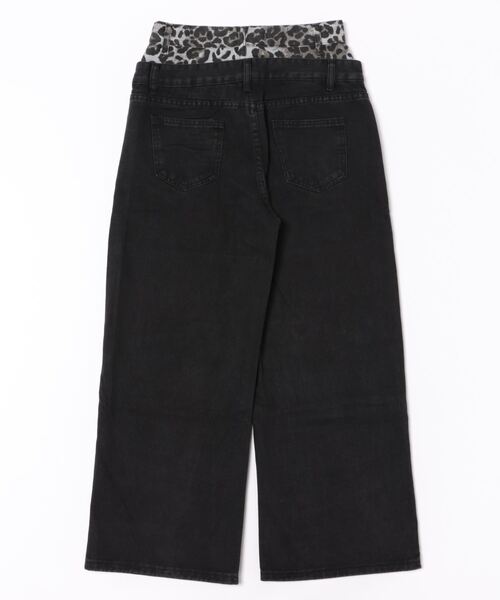 「almo」 「Lampoon」デニムパンツ SMALL ブラック レディース_画像2