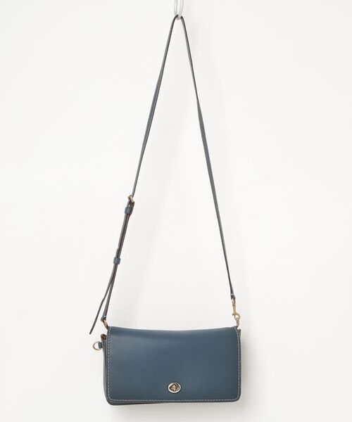 COACH（コーチ） ショルダーバッグ フリ- ネイビー レディース
