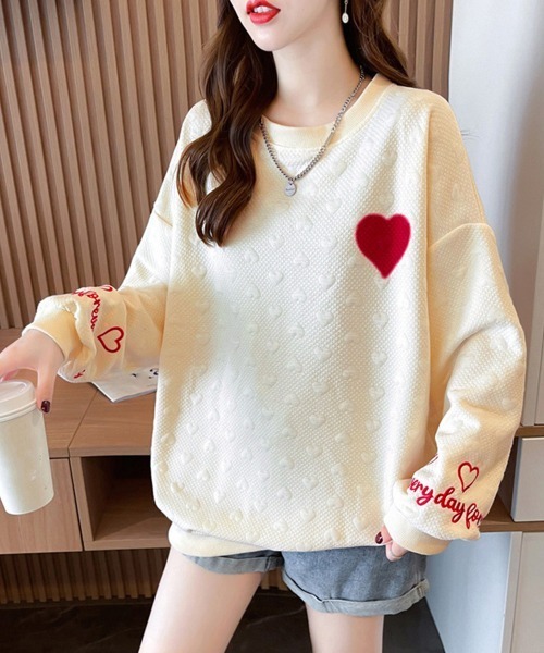 「Miniministore」 スウェットカットソー X-LARGE ベージュ レディース_画像7