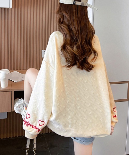 「Miniministore」 スウェットカットソー X-LARGE ベージュ レディース_画像9