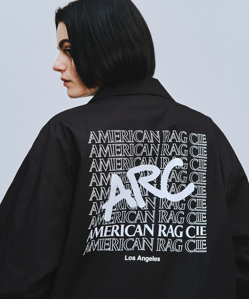 「AMERICAN RAG CIE」 ジャケット LARGE ネイビー レディース_画像3