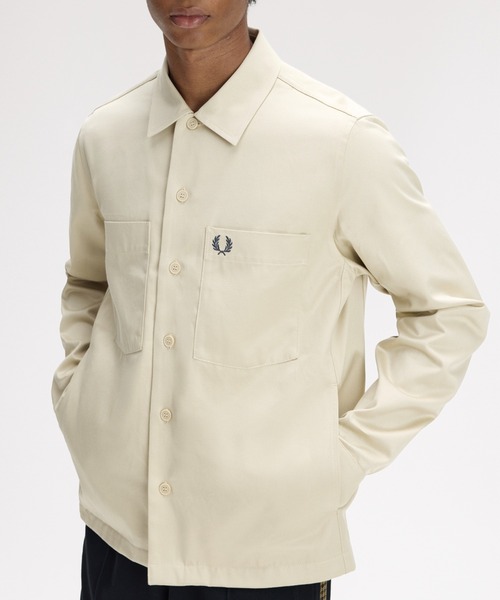 FRED PERRY（フレッドペリー） シャツ Twill Overshirt／ツイル