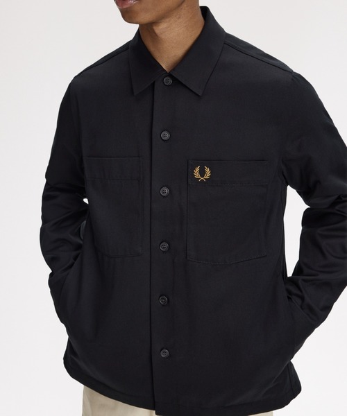 H*o様 フレッドペリー プルオーバーシャツ FRED PERRY（フレッドペリー） シャツ Twill Overshirt／ツイル