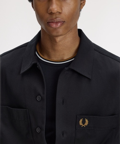 FRED PERRY（フレッドペリー） シャツ Twill Overshirt／ツイル