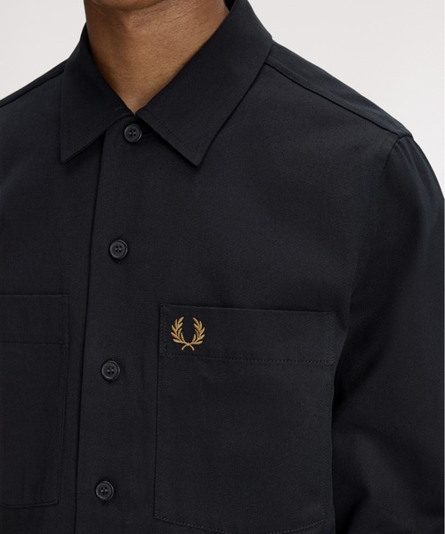 FRED PERRY（フレッドペリー） シャツ Twill Overshirt／ツイル