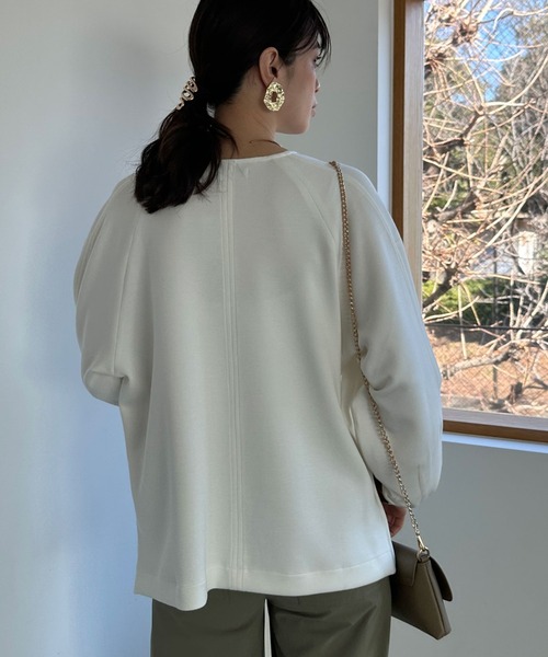 「DOUX ARCHIVES」 長袖カットソー FREE オフホワイト レディース_画像8