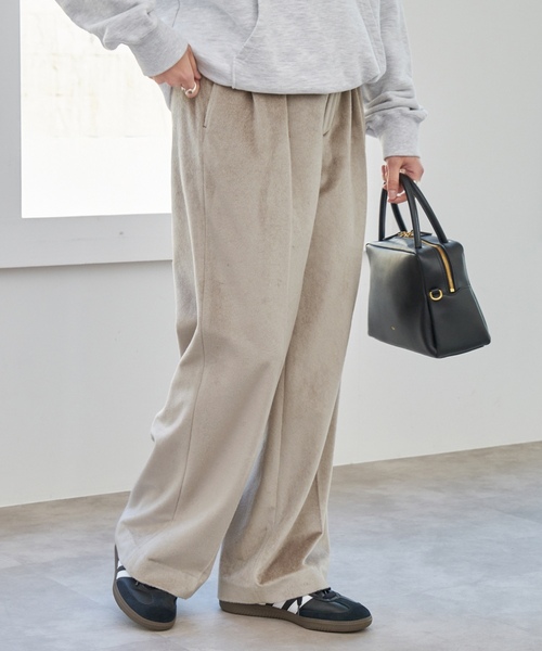 spick&span ガーメントダイワークパンツ スピック＆スパン 36