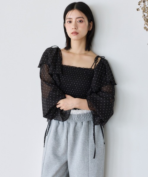 mysty woman（ミスティウーマン） ブラウス シャツ 「新色入荷