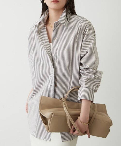 Loungedress（ラウンジドレス） ブラウス シャツ ストライプBigシャツ