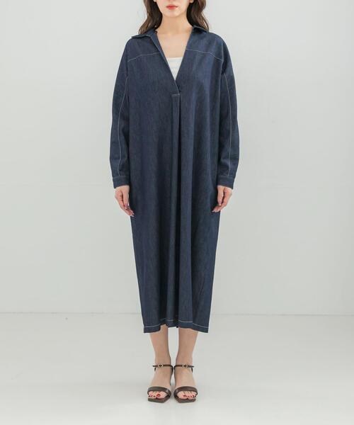 ワンピース スキッパーデニムワンピース : ZOZOTOWN Yahoo!店 - 通販