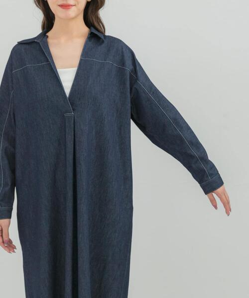 ワンピース スキッパーデニムワンピース : ZOZOTOWN Yahoo!店 - 通販